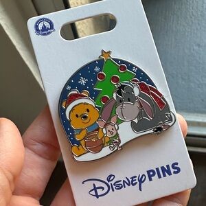 Authentic Disney 2025 Christmas Winnie the Pooh & Friends Pin